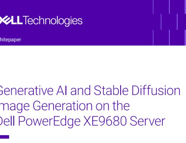 Generative AI and Stable Diffusion  Image Generation on the Dell PowerEdge XE9680 Server